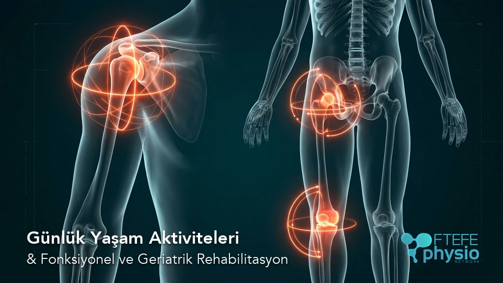 Günlük yaşam aktiviteleri ergonomik hareket aksları 3D modeli