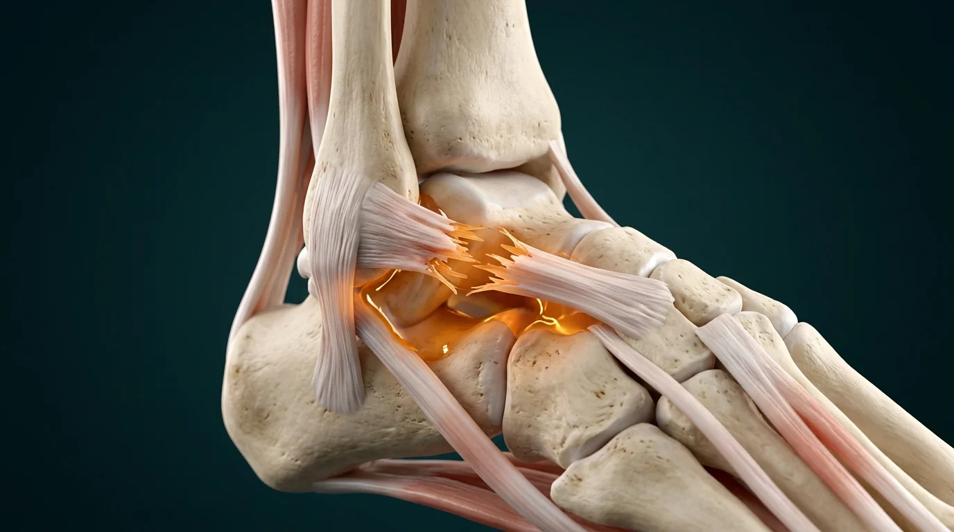 Bağ Yaralanması / Burkulma (Sprain) anatomisi ve 3D fizyoterapi biyomekaniği