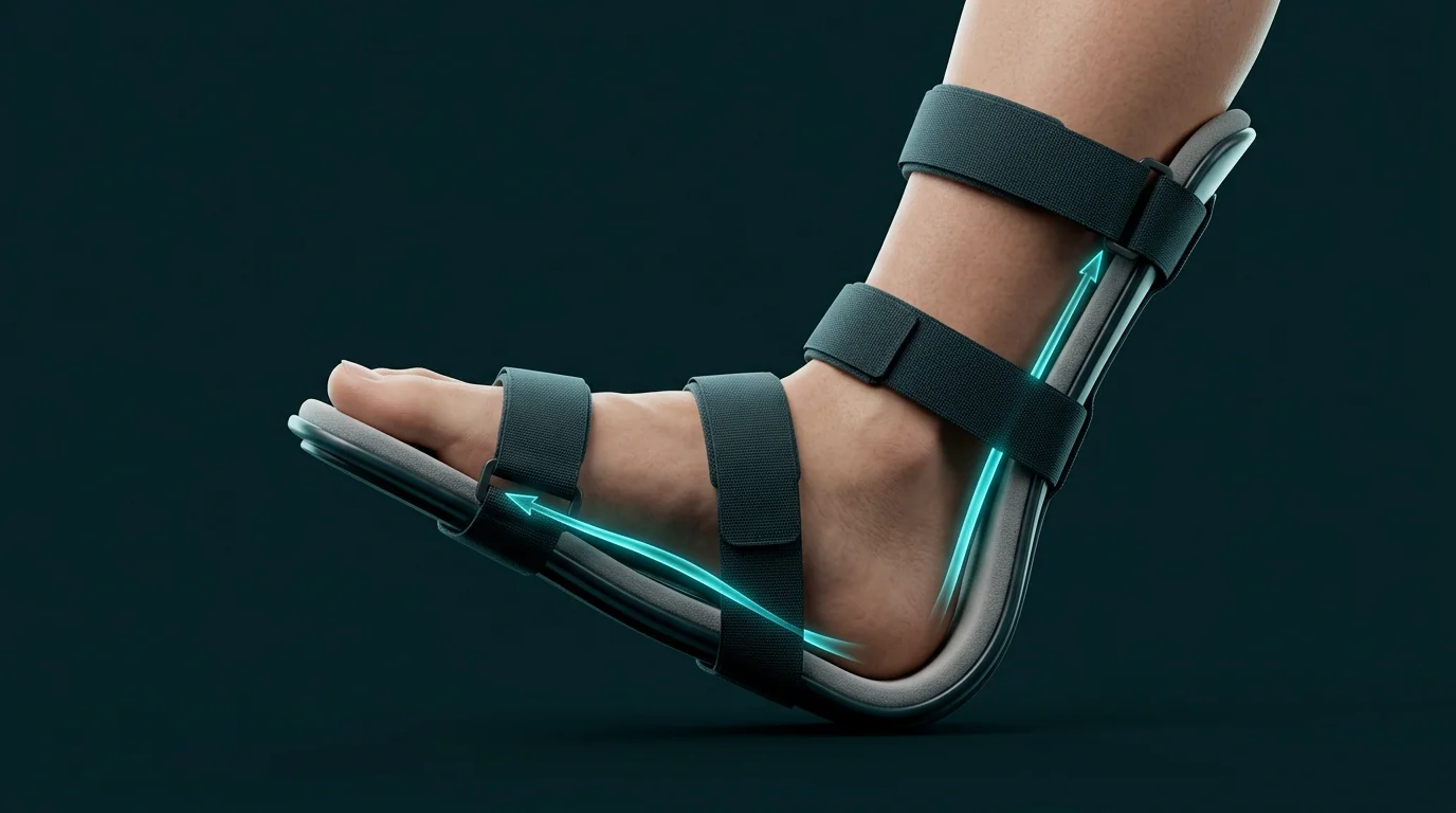 Gece Ateli / Gece Splinti anatomisi ve 3D fizyoterapi biyomekaniği