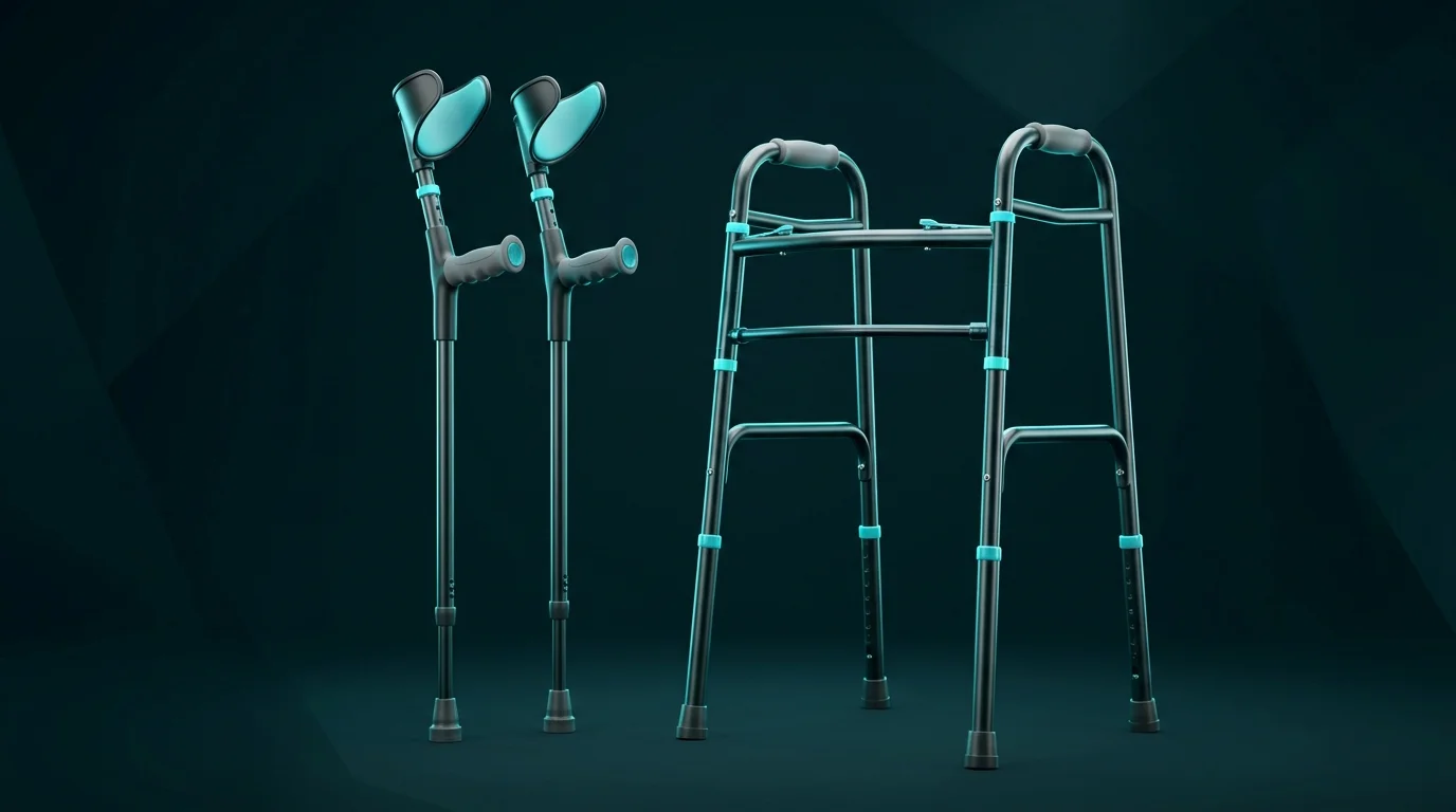 Koltuk Değnekleri anatomisi ve 3D fizyoterapi biyomekaniği