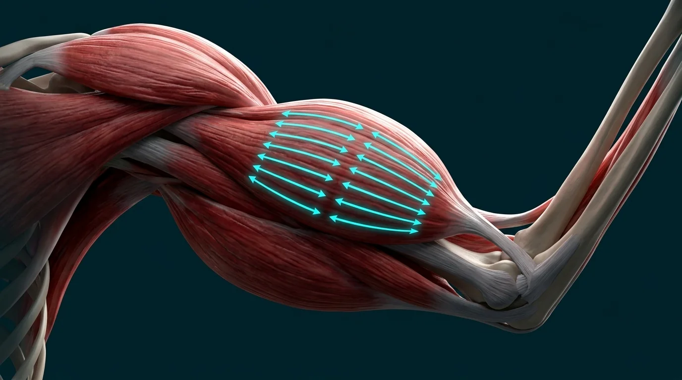Konsantrik Kasılma anatomisi ve 3D fizyoterapi biyomekaniği