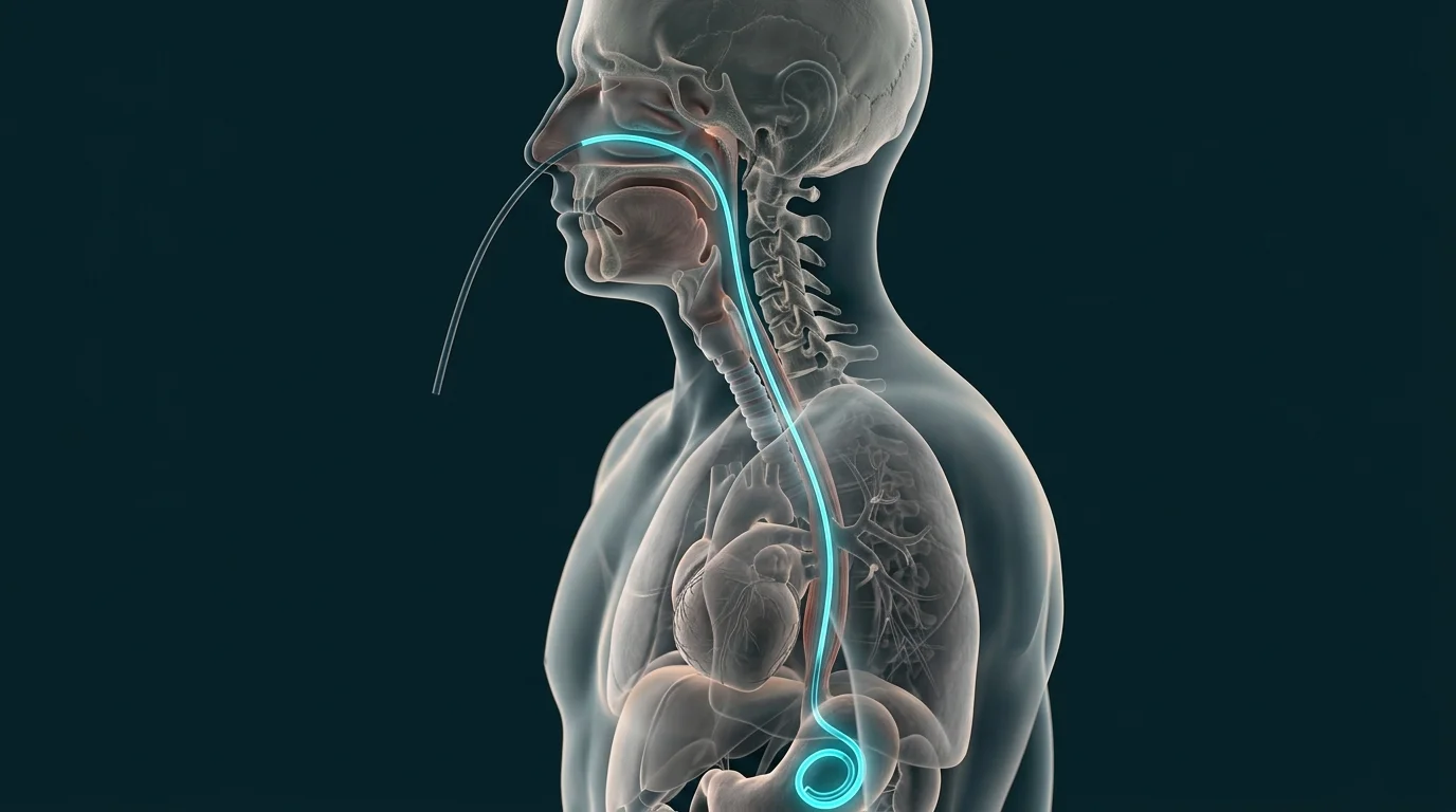Nazogastrik Sonda (NG Tüpü) anatomisi ve 3D fizyoterapi biyomekaniği