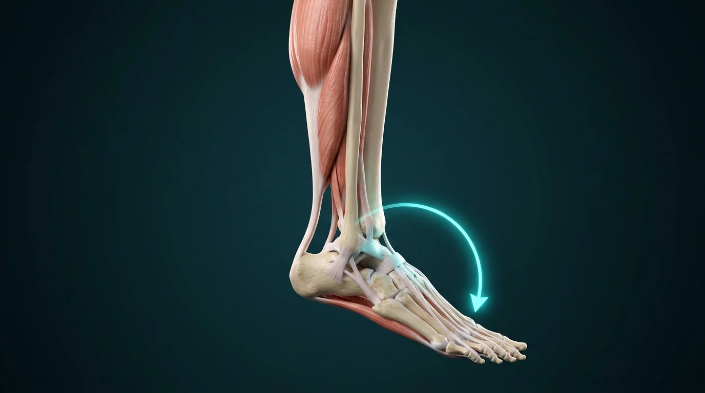 Plantar Fleksiyon anatomisi ve 3D fizyoterapi biyomekaniği