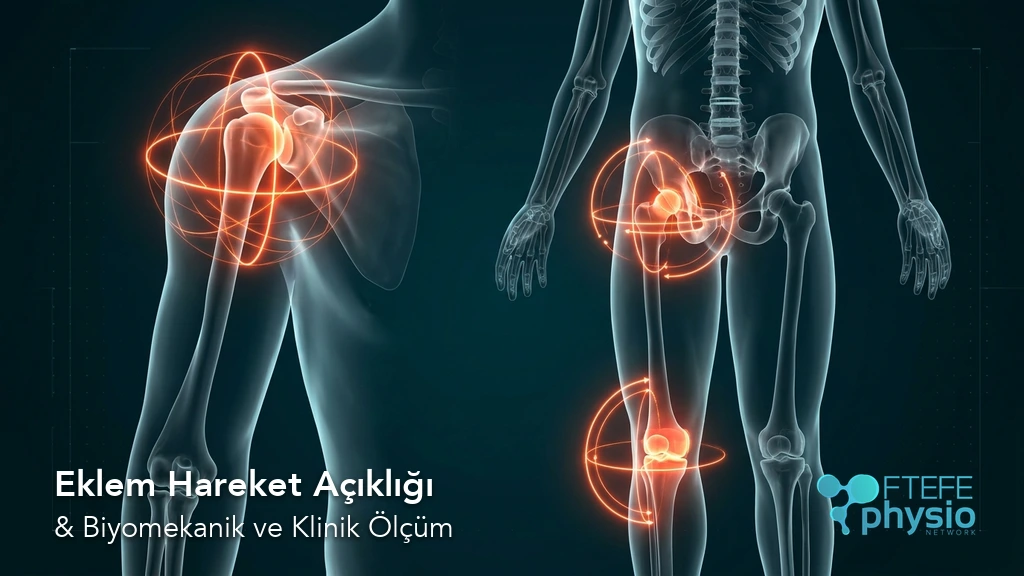 Eklem Hareket Açıklığı (ROM) ve gonyometrik açı ölçümü 3D modeli