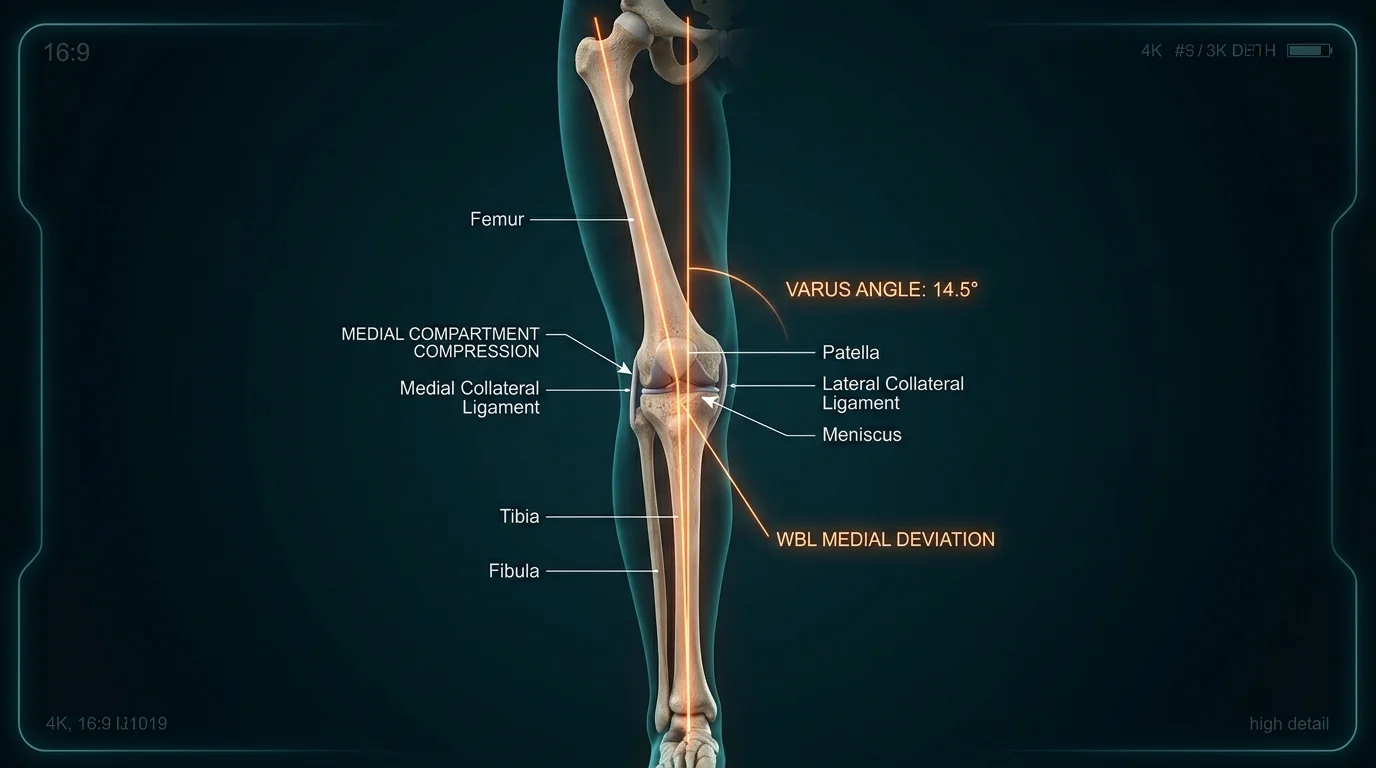 Varus Açılanması anatomisi ve 3D fizyoterapi biyomekaniği