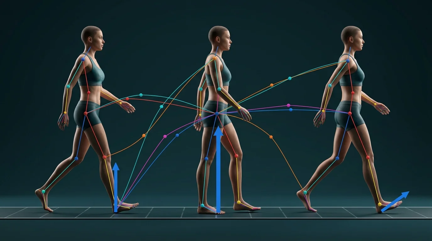 Yürüyüş ve Yürüme Analizi anatomisi ve 3D fizyoterapi biyomekaniği
