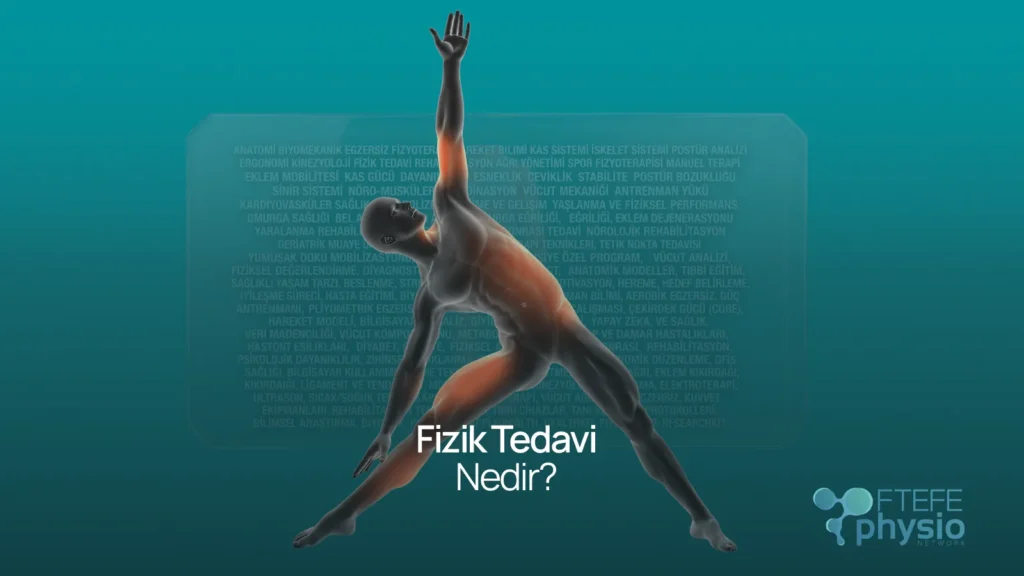Tüm vücut kas ve eklem tedavi noktalarını gösteren Fizik Tedavi Nedir anatomik görseli