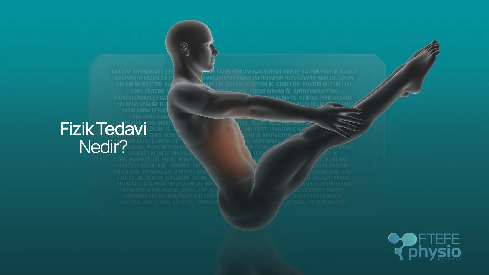 Tüm vücut kas ve eklem tedavi noktalarını gösteren Fizik Tedavi Nedir anatomik görseli