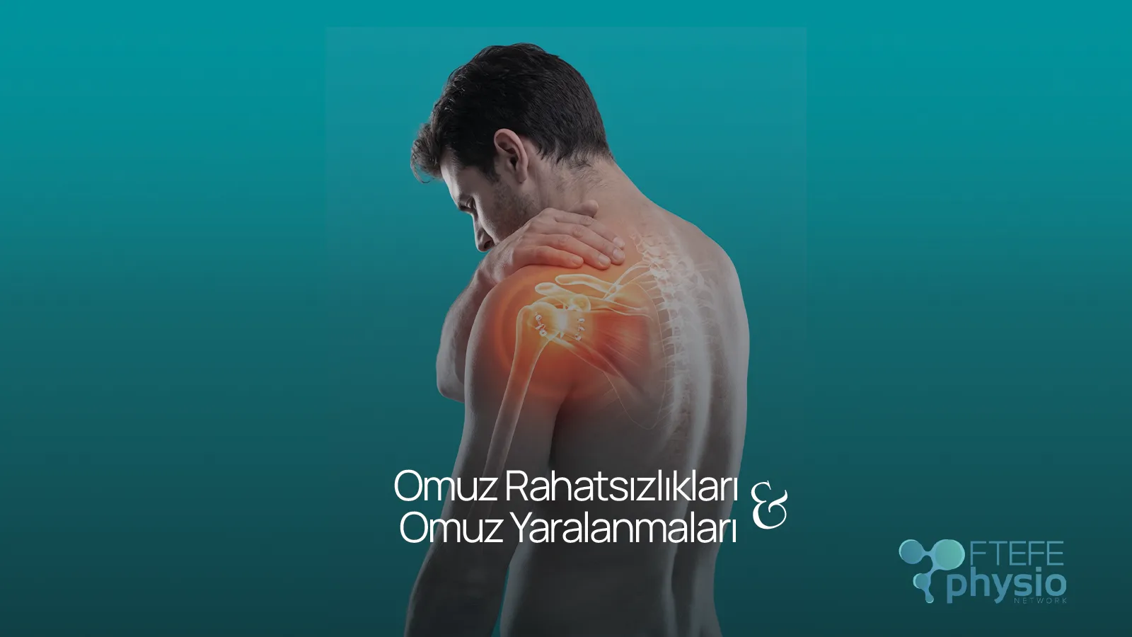 Omuz Rahatsızlıklarını gösteren anatomik erkek figürü kapak görseli